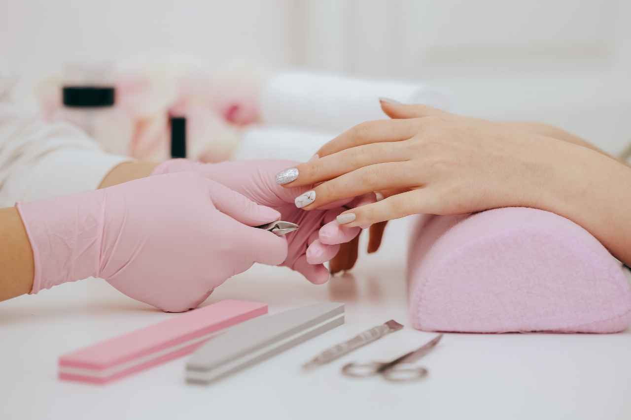 Nail art manicure