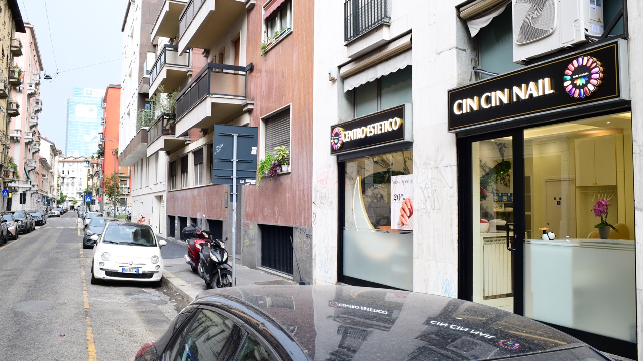 Cin cin Nail · ingresso del centro estetico